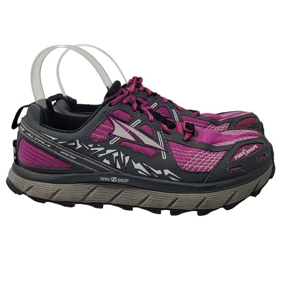 ALTRA Lone Peak 3.5 Trail Running Shoes‎ Purple Gray AFW1755F-1 Women's US 6 - Picture 2 of 13